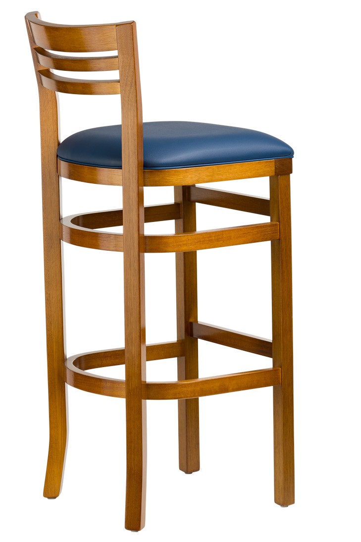 Banqueta Para Cafés e Restaurantes De Madeira Floripa - Imagem 2