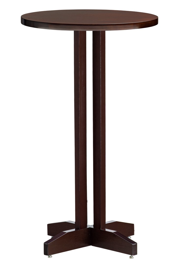 Mesa Com Base De Madeira Bistro Parisi Para Restaurantes E Cafés - Imagem 2