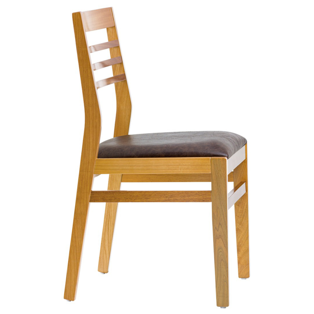 Cadeira Para Restaurantes De Madeira Diamantina - Imagem 3