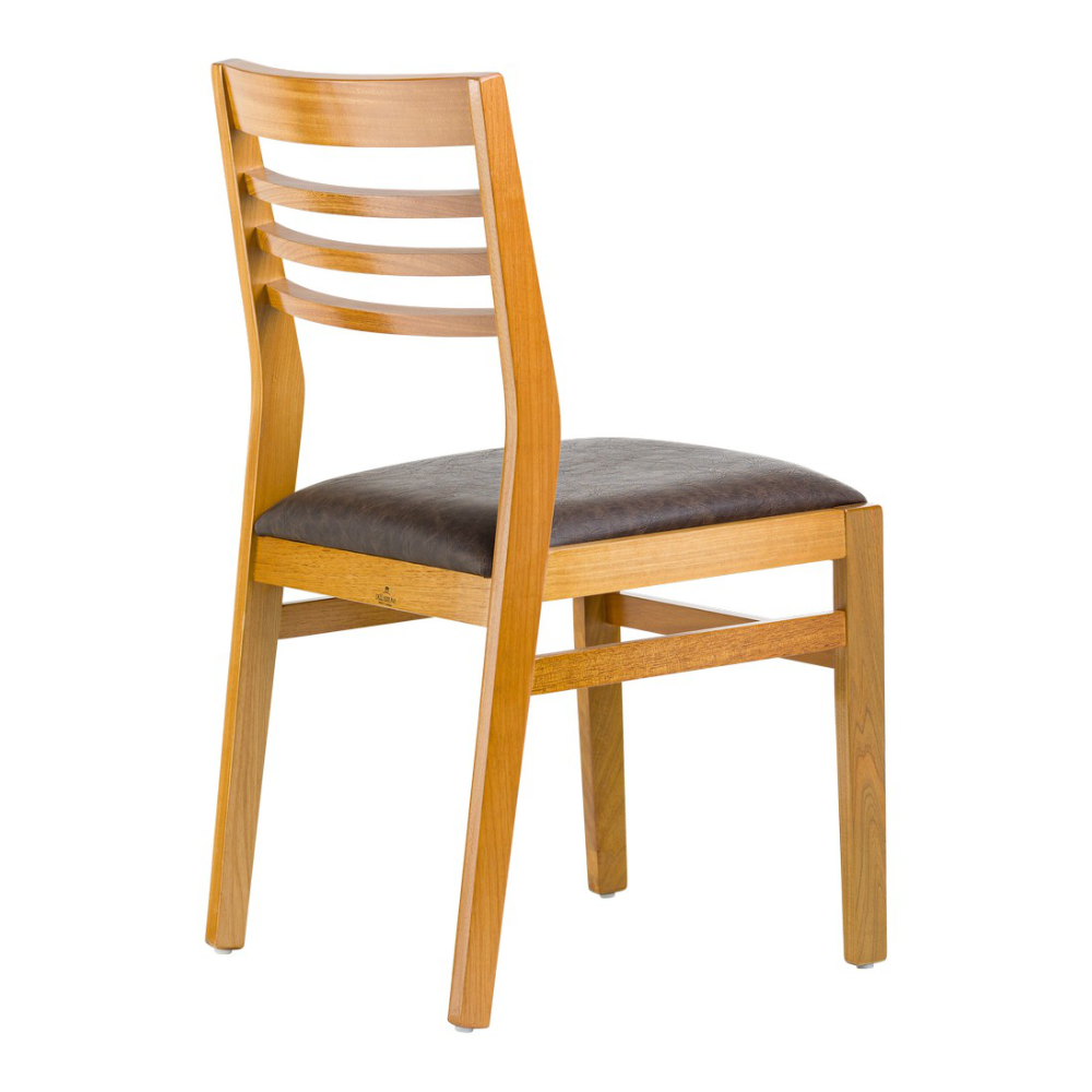 Cadeira Para Restaurantes De Madeira Diamantina - Imagem 2