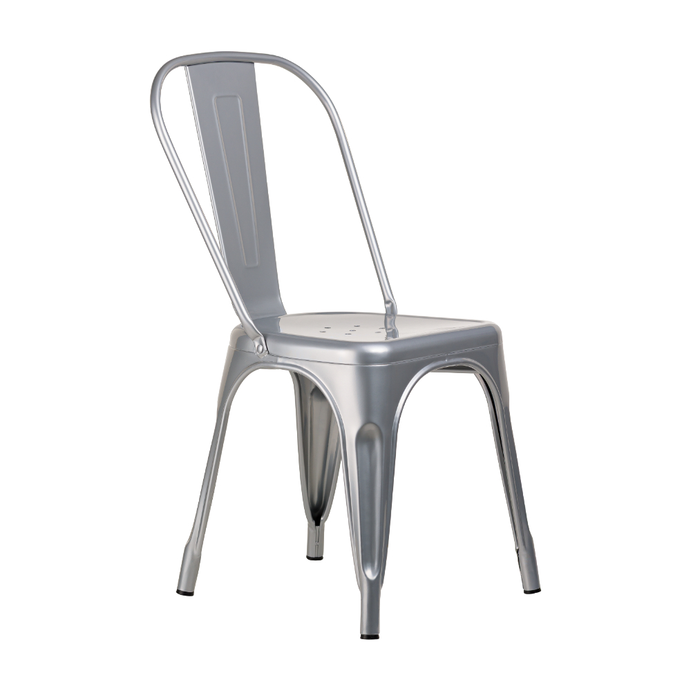 Cadeira De Metal Iron Para Cafés