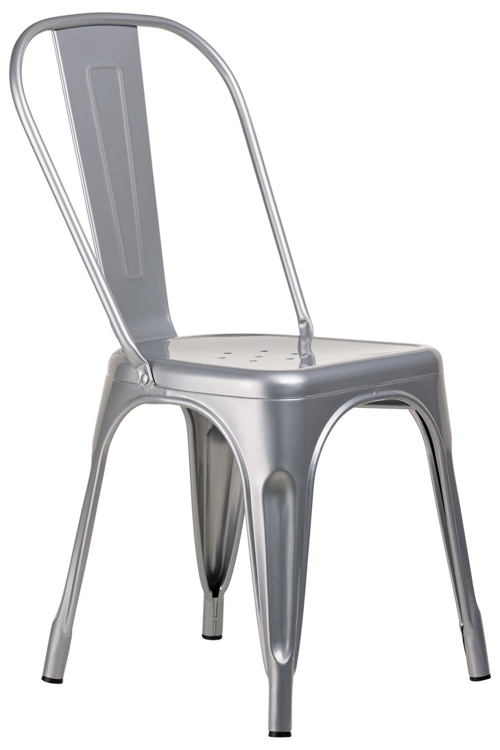 Cadeira De Metal Iron Para Cafés