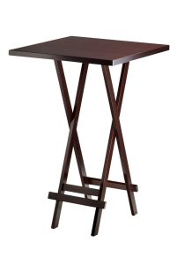 Mesa Com Base De Madeira Bistro Dobrável Para Bares E Restaurante