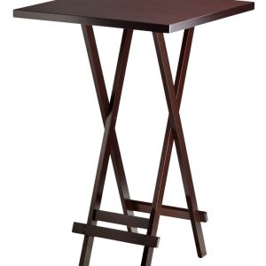 Mesa Com Base De Madeira Bistro Dobrável Para Bares E Restaurante