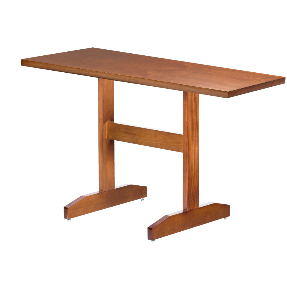 Mesa Para Bares e Cafés Com Base De Madeira Classica