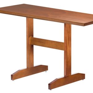 Mesa Para Bares e Cafés Com Base De Madeira Classica
