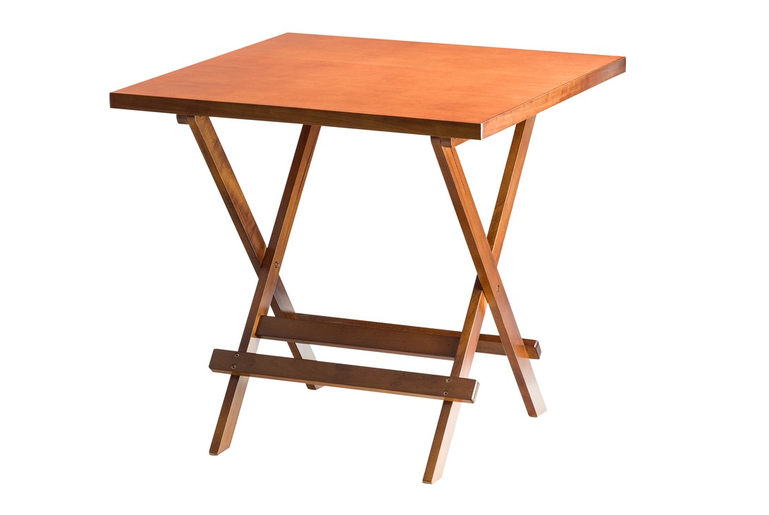 Mesa Para Bares e Hotéis Com Base De Madeira Dobrável