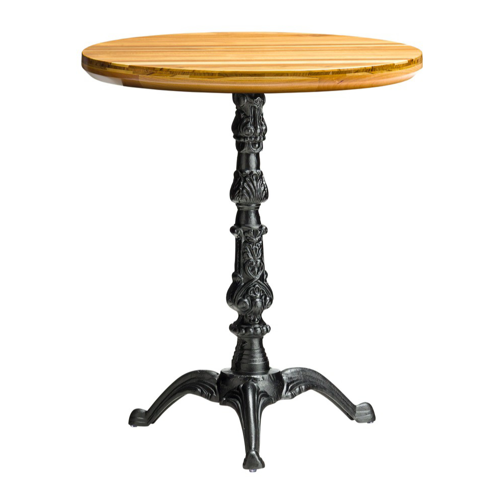 Mesa Para Hotéis Com Base De Ferro Fundido Ouro Preto