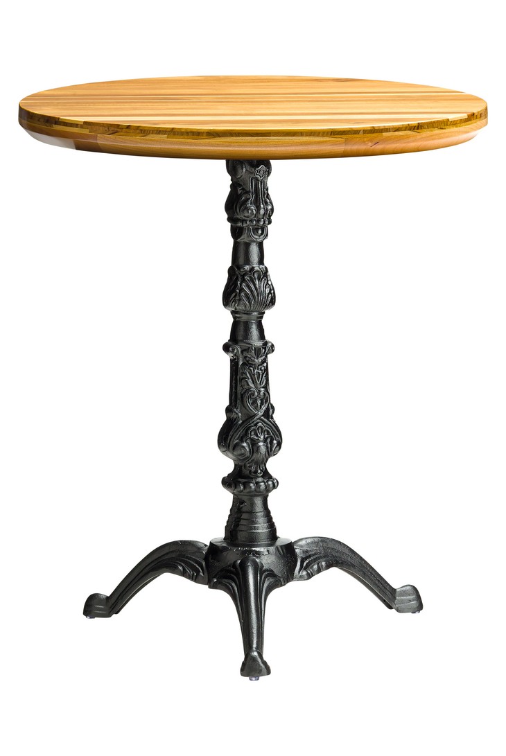 Mesa Para Hotéis Com Base De Ferro Fundido Ouro Preto