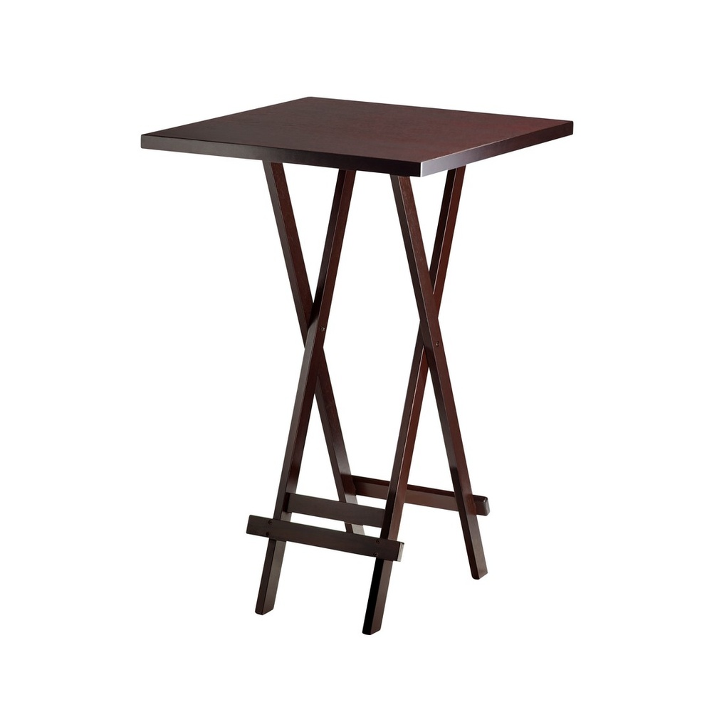 Mesa Com Base De Madeira Bistro Dobrável Para Bares E Restaurante