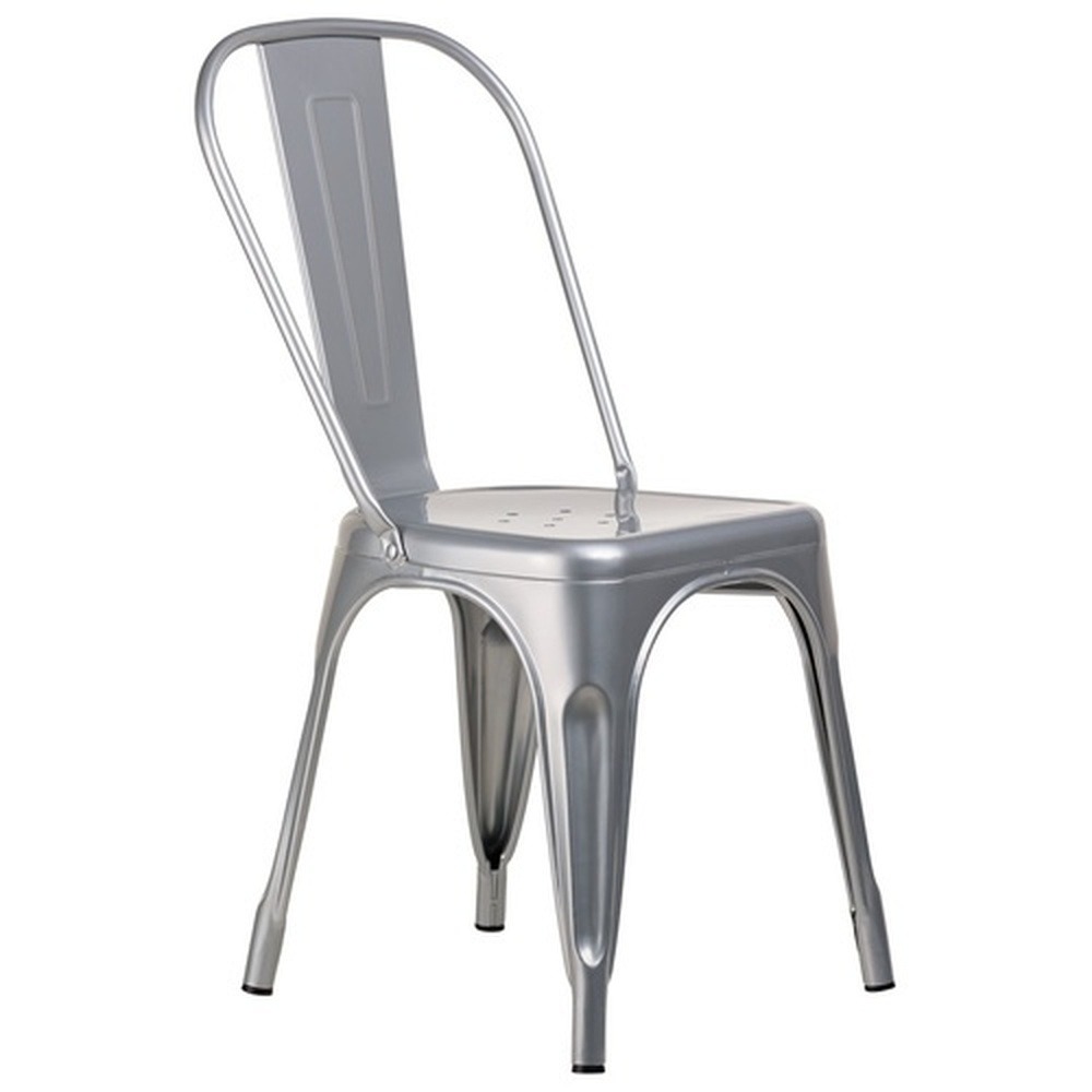 Cadeira De Metal Iron Para Cafés
