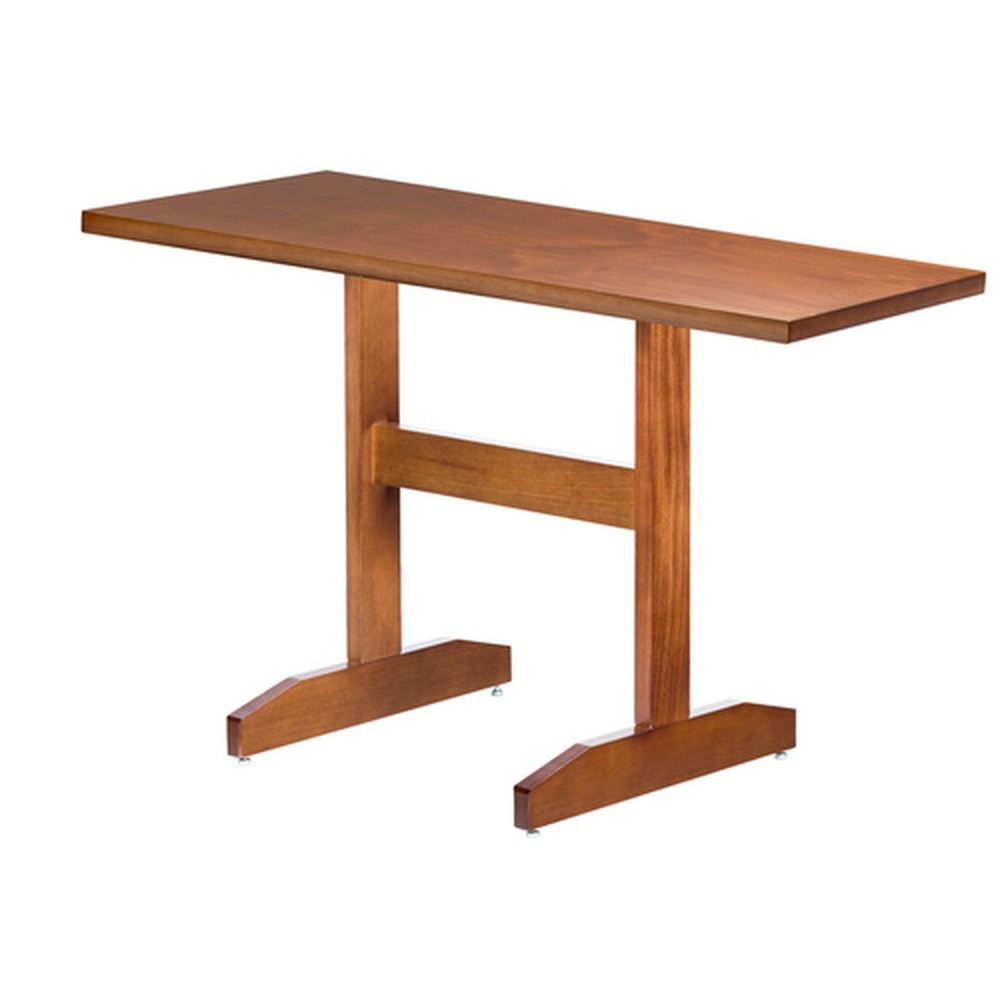 Mesa Para Bares e Cafés Com Base De Madeira Classica