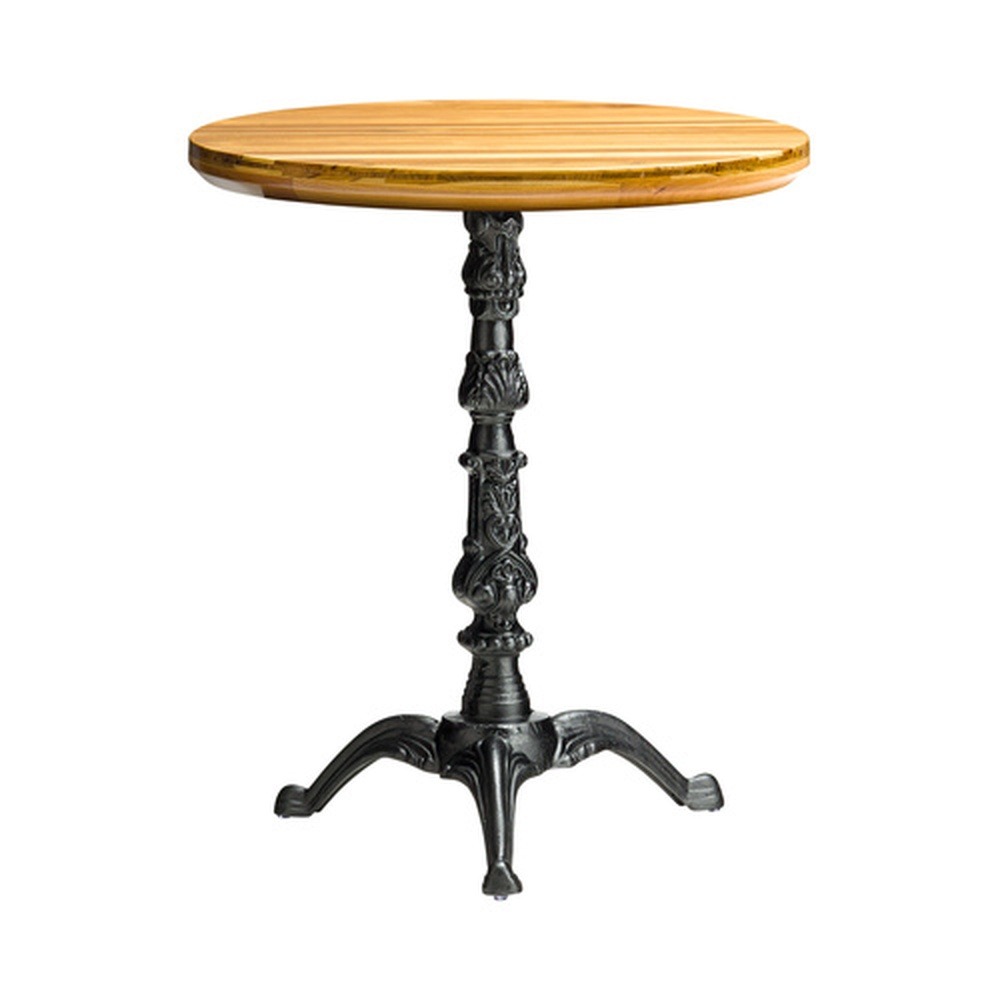 Mesa Para Hotéis Com Base De Ferro Fundido Ouro Preto