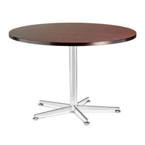 Mesa Para Cafés e Bares Com Base De Alumínio Itaguá Redonda
